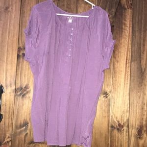 Womens Purple Top